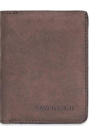 Женское портмоне tony perotti metropolis 3549 moro (90010) коричневое