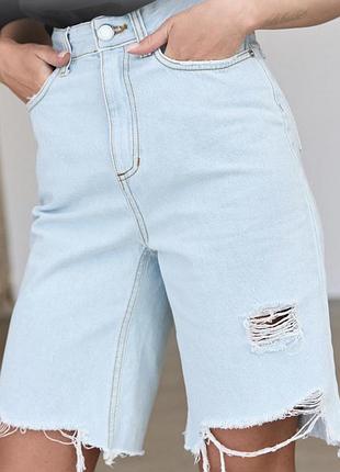Джинсовые шорты aisenberg denim
