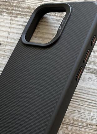Карбоновый чехол proove force armor magsafe для iphone 15