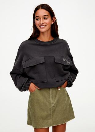 Вельветова міні спідниця від h&m
