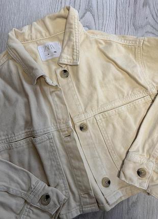 Джинсова куртка zara 3