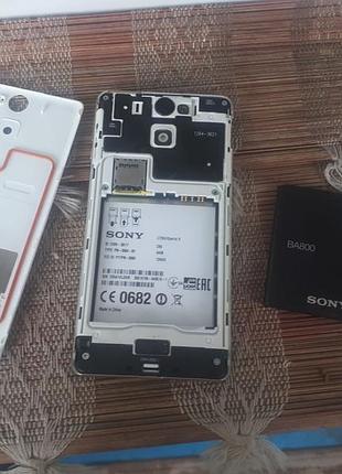 Ретро-смартфон sony xperia v (lt25i) white под восстановление или на запчасти