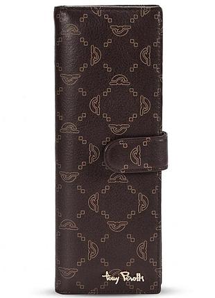 Визитница tony perotti luxury 2639 moro (90386) коричневая