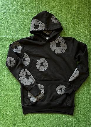 Худи denim tears black | оригинал | быстрая отправка!🥰
