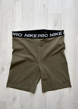 Жіночі спортивні шорти компресійні велосипедки nike pro 365 розмір l