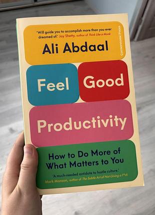 Книга англійською feel good productivity