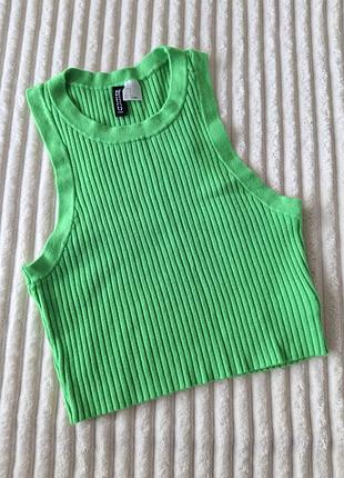 Топ женский зеленый h&amp;m,euro s