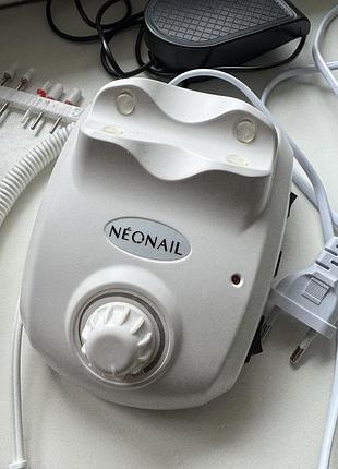 Фрезер для нігтів neonail 12w з педаллю та керамічними фрезами