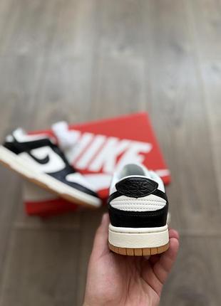 Nike dunk low lx "black white"