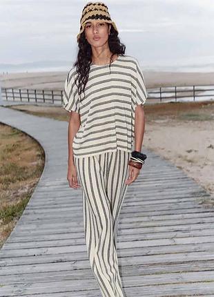 Костюм zara в деревенском стиле.
