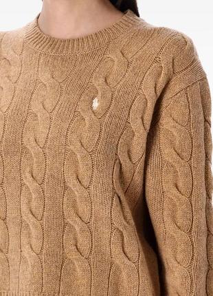 Свитер женский ralph lauren бежевый 8