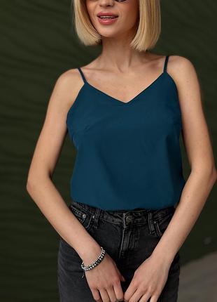 💕 легка базова шовкова майка