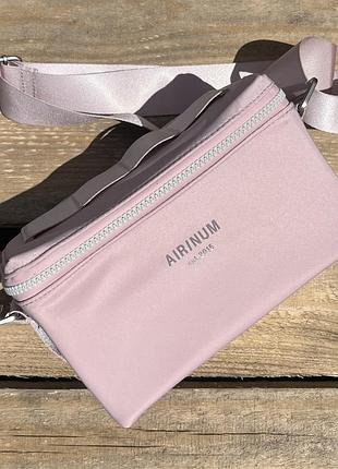 Водонепроникна сумка через плече airinum (пильно-рожева)