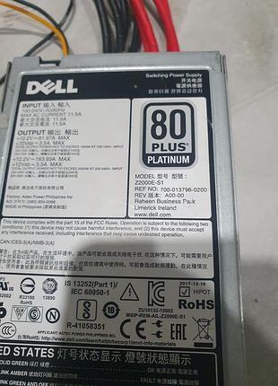 Блок питания dell 2000w, z2000e-s1 с распайкой под видеокарты