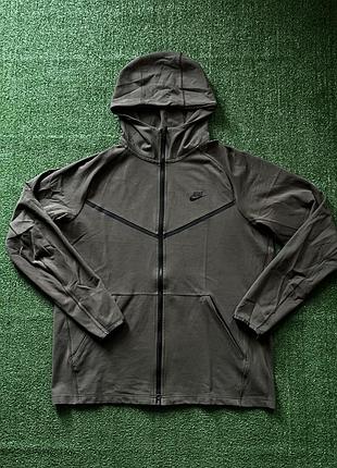Зип худи nike tech fleece хаки | оригинал | быстрая отправка!🥰