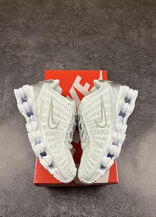 🛍nike shox tl white