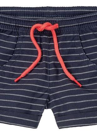 Шорты котоновые с карманами для девочки lupilu lidl 372238-1 098-104 см (2-4 years) темно-синий
