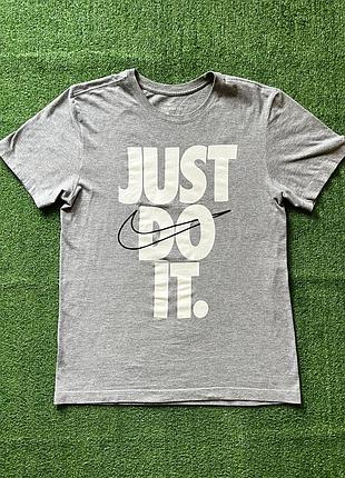 Футболка nike “just do it” big logo | оригинал | быстрая отправка!🥰