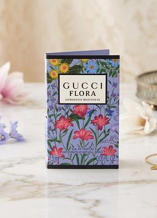 Пробник gucci flora gorgeous magnolia 1.5 мл (новий, оригінал)