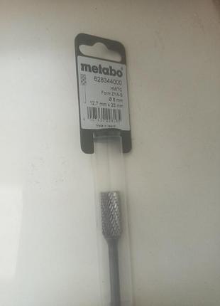 Циліндрична фреза з ріжучим торцем metabo (12х25х6 мм) (628344000)