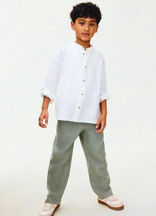 H&amp;m брюки из смеси льна 134