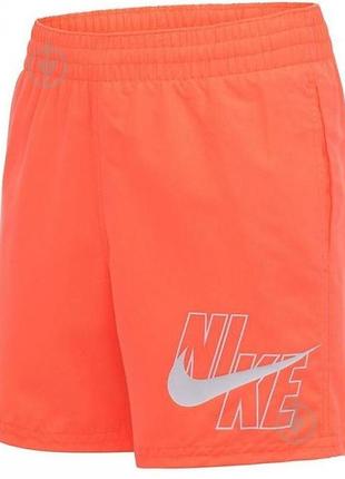 Шорти плавки на хлопця 8-9років nike яскраві помаранчеві