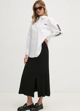 Хлопковая рубашка dkny размер л