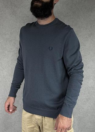 Fred perry чоловічий светр легкий шерстяний розмір м стан ноої речі