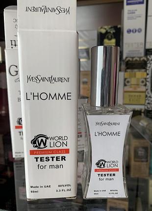 Тестер yves saint laurent l'homme чоловічий ель хом , 60 мл