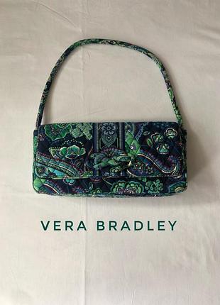 Сумка багет vera bradley blue rhapsody