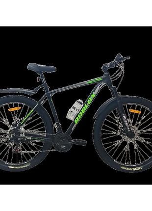 Crossbike велосипед crossbike roblox 29" 21" черный-зеленый