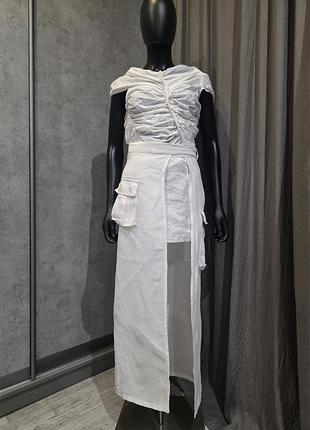 Forte dei marmi couture юбка из льна stine goya maje sandro paris sezane