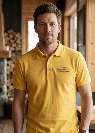 Поло\футболка napapijri enshi yellow polo