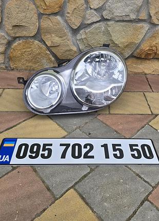 Фара передняя левая в сборе volkswagen polo 4, фольцваген поло 4 01-09р.