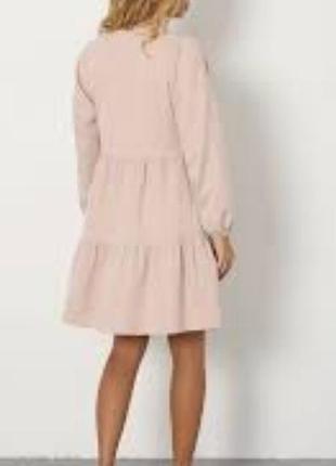 Ярусное трикотажное платье boohoo,s-m