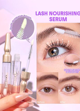 Сыворотка для роста и укрепления ресниц sheglam lash ritual nourishing serum (6224)