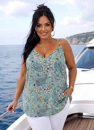 Блузка блуза женская базовая размер 3xl (54)
