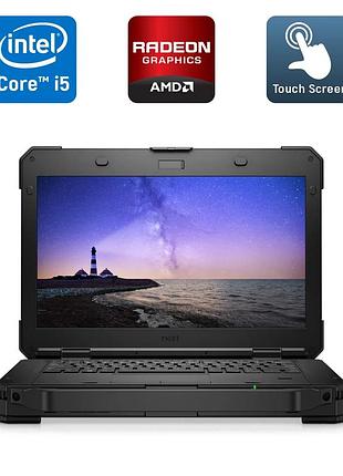 Защищенный ноутбук dell latitude 5424 rugged / 14" (1920x1080) ips touch / intel core i5-8350u (4 (8) ядра по 1.7 - 3.6 ghz) / 8
