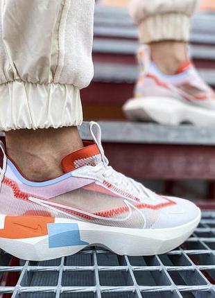 Жіночі кросівки nike vista lite white red blue найк білого з червоним та блакитним кольорів