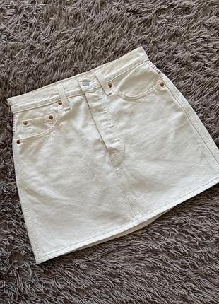 Джинсова спідниця levi’s premium