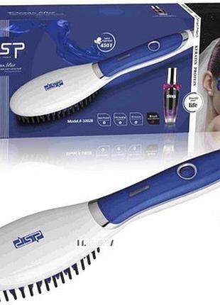 Фен-щетка dsp 10028, с керамическим покрытием и led-дисплеем