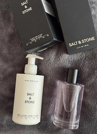 Salt&stone лосьйон та міст для тіла black rose&oud