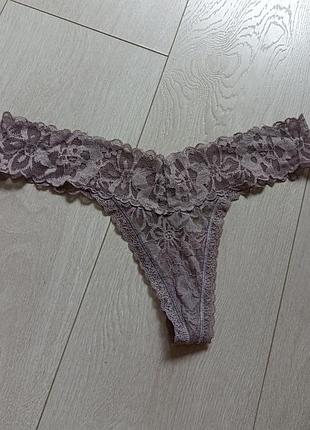 Трусики ажурные стринги кружевные бикини кружные танга victoria's secret m м 10 38 46