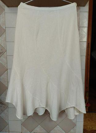 Льняная юбка размер l -xl