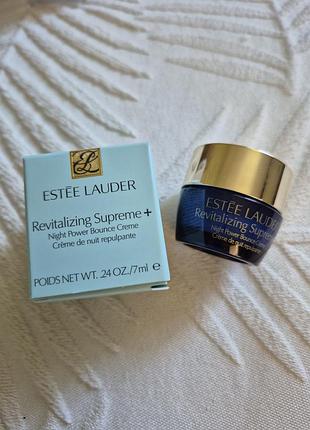 Estée lauder revitalizing supremet night power bounce cream 7 мл нічний крем