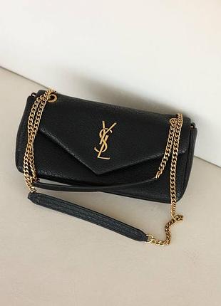 Сумка жіноча через плече saint laurent calypso black