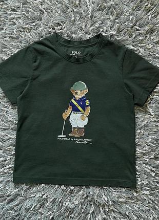 Детская футболка  polo bear by ralph lauren