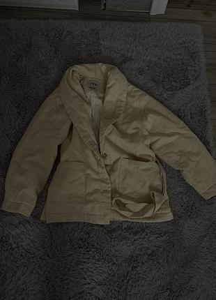 Куртка кімоно жіноча, zara, бежевий в розмірі s
