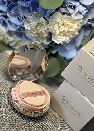 Spf+50 кушон dr hedison miracle блок з дзеркалом