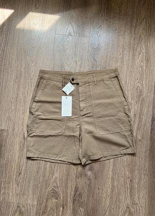 Шорты с льном zara (p 42/ l)